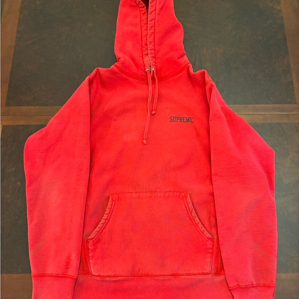 Supreme Ruff Ryders Hoodie Red Authentic.